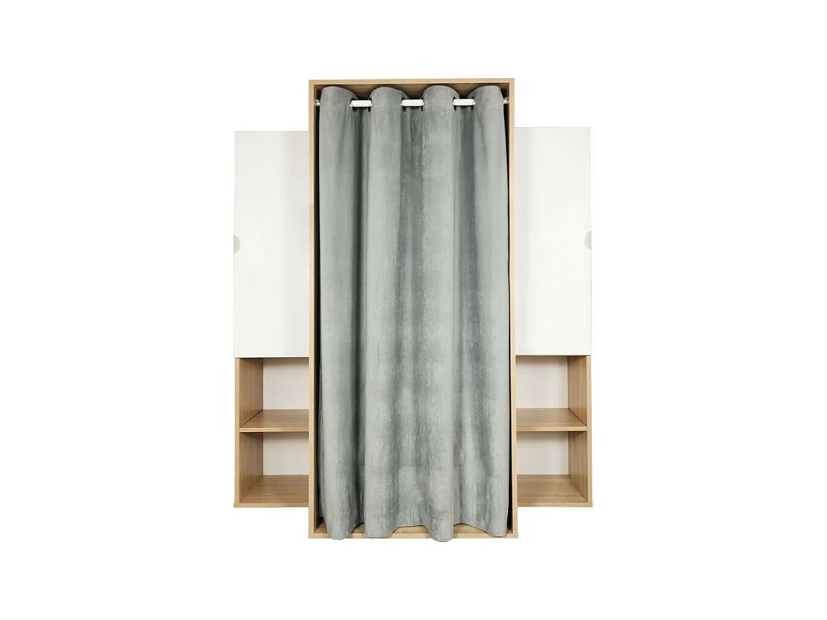 Guardaroba 150x56x184h Krell RF200101 colore rovere bianco