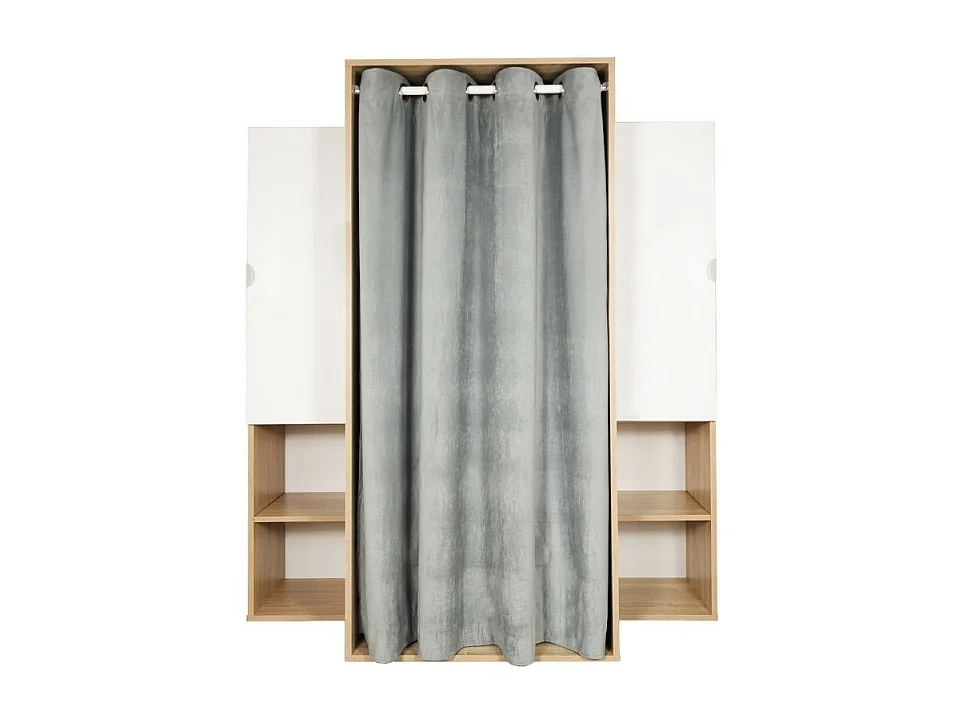 Guardaroba 150x56x184h Krell RF200101 colore rovere bianco