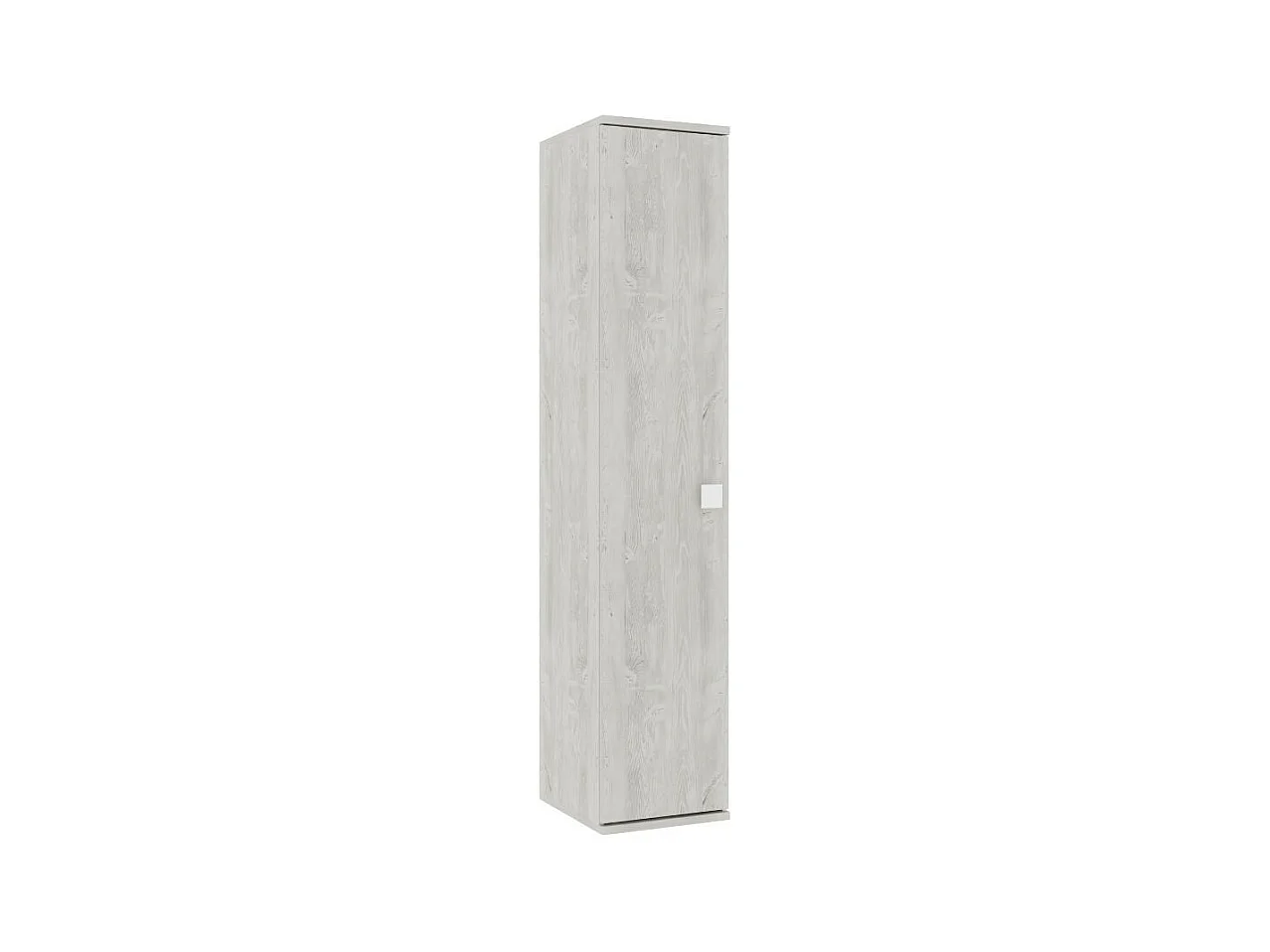 Armadio con anta 45x52x223 colore bianco consumato