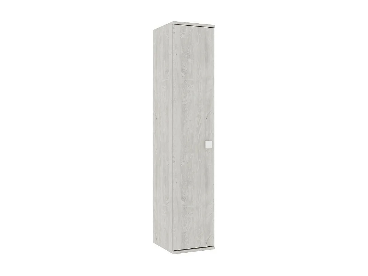 Armadio con anta 45x52x223 colore bianco consumato