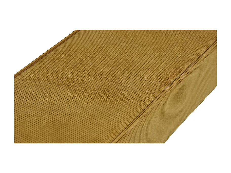 Banc velours côtelé abricot Popy