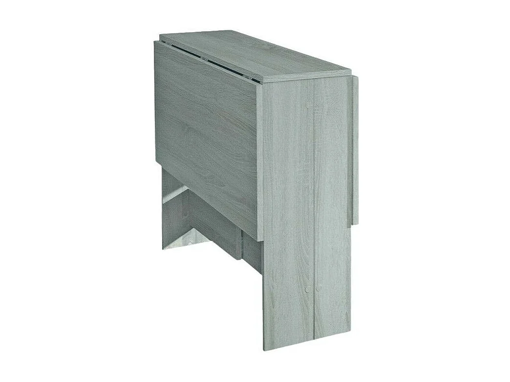 Tavolo pieghevole salvaspazio Artemio colore cemento