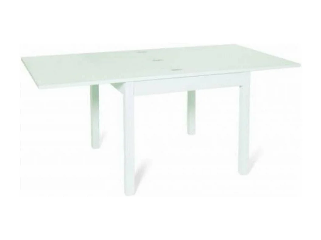 Tavolo raddoppiabile Firenze 90x90 colore bianco frassinato