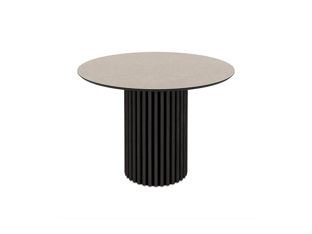 Tavolo rotondo Olympus piano cashmere 110x110x76H