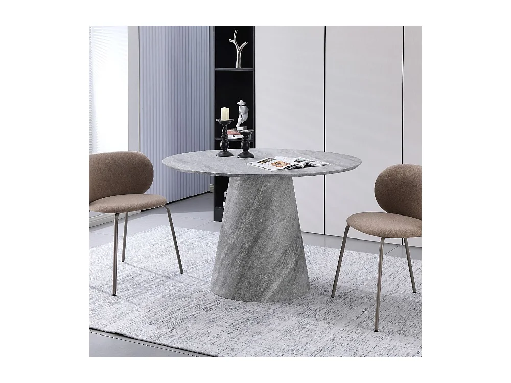 Tavolo rotondo Ben100 cemento 100x100x75.5H