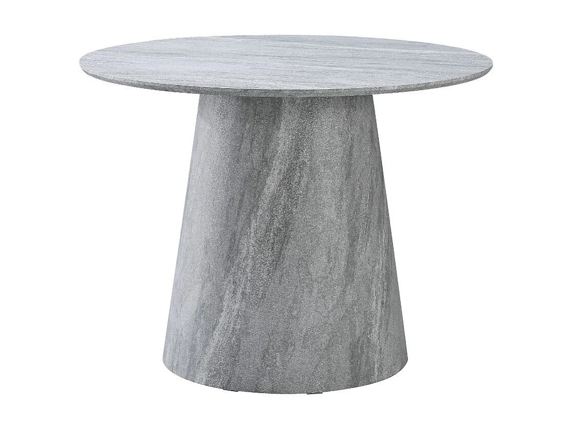 Tavolo rotondo Ben100 colore cemento 100x100x75.5H