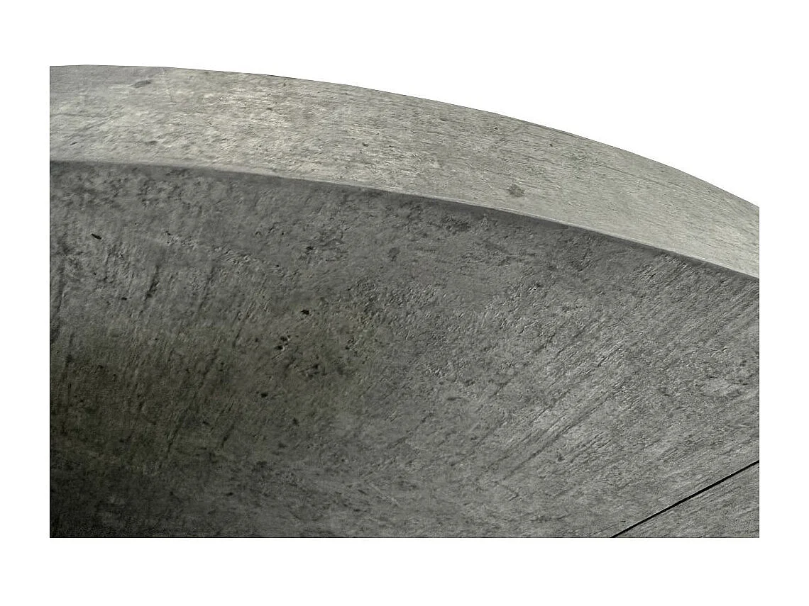 Tavolo rotondo Ben100 colore cemento 100x100x75.5H