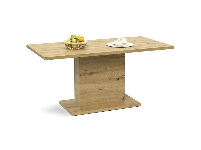 Tavolo rettangolare Follow162 160x80x76h colore rovere