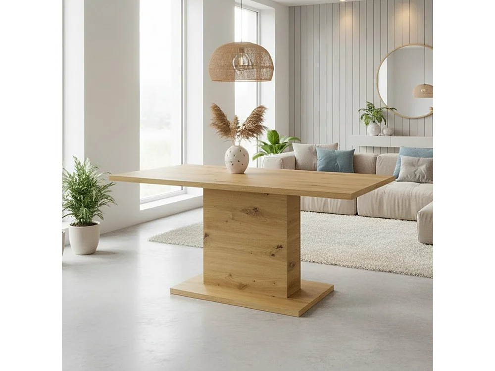 Tavolo rettangolare Follow162 160x80x76h colore rovere