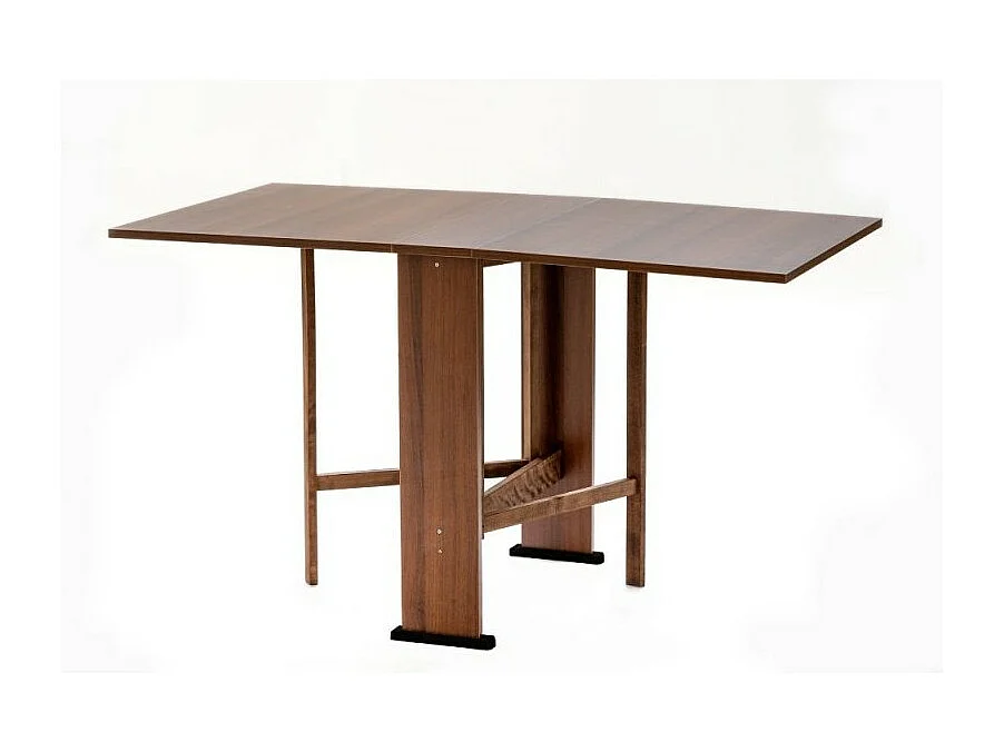 Tavolo Consolle Pieghevole noce Mati Salvaspazio 21x74x78H