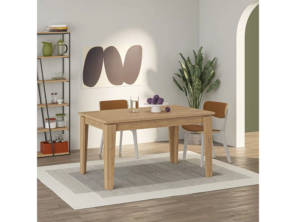 Tavolo allungabile Tolmen 140x80 cm  colore rovere