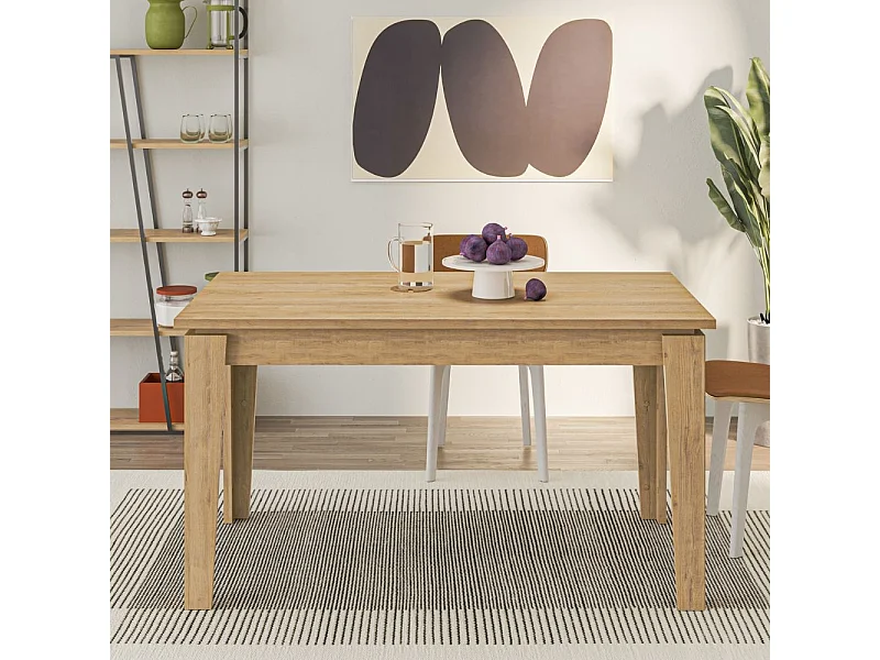 Tavolo allungabile Tolmen 140x80 cm  colore rovere