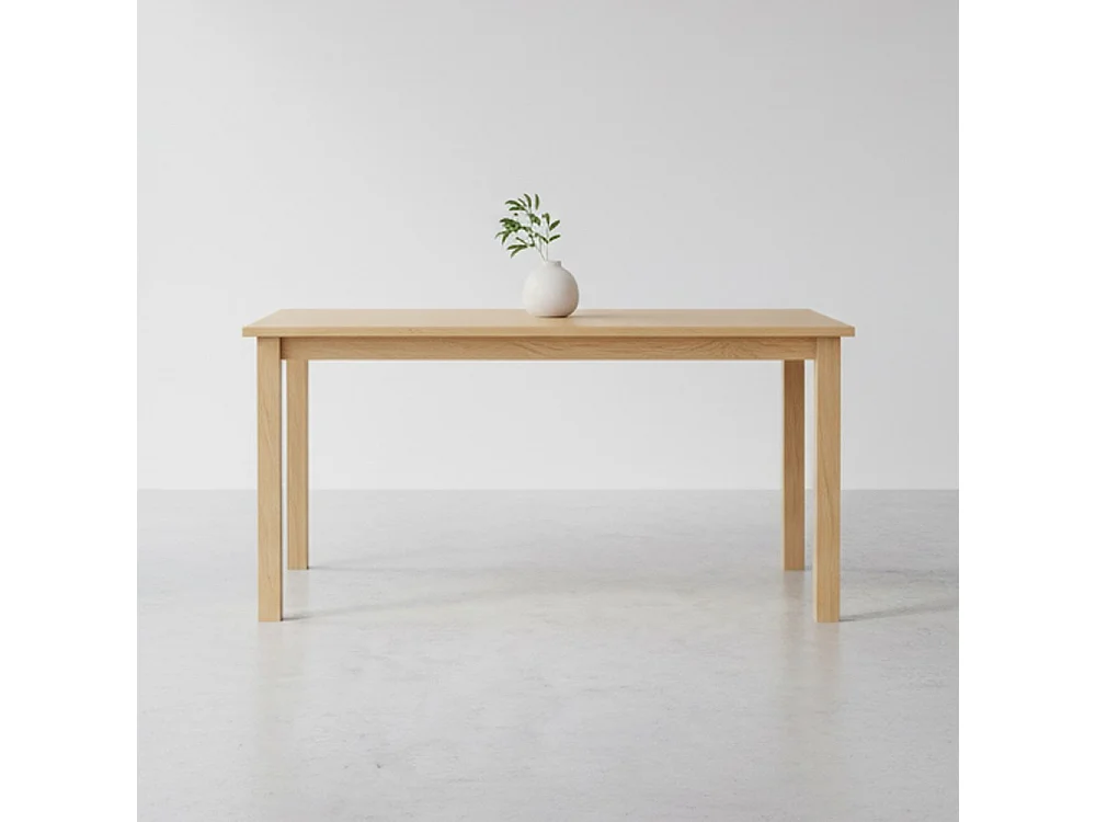 Tavolo rettangolare colore rovere Dori 140x80x74