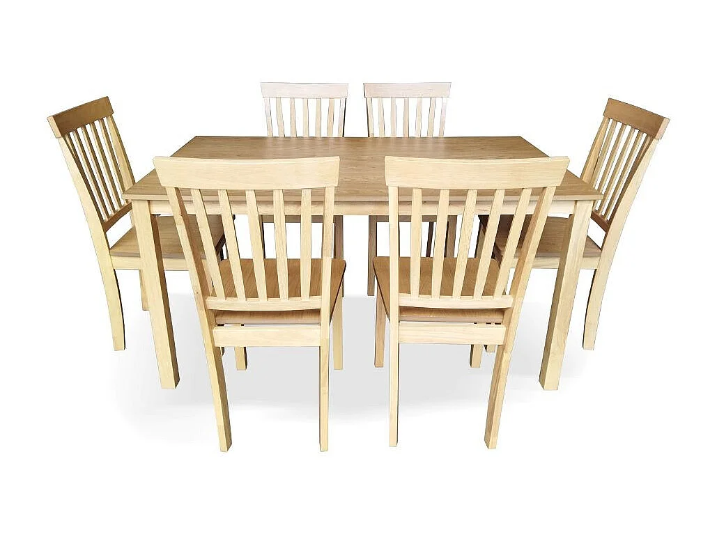 Tavolo rettangolare colore rovere Dori 140x80x74