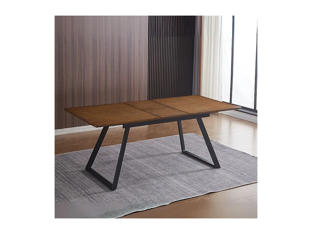 Tavolo Allungabile Shelton colore rovere scuro 160x90x76H