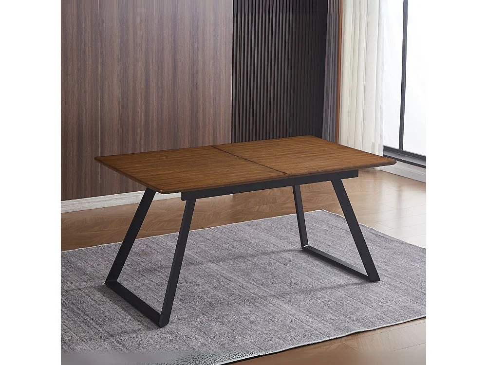 Tavolo allungabile Shelton colore rovere scuro 160x90x76H