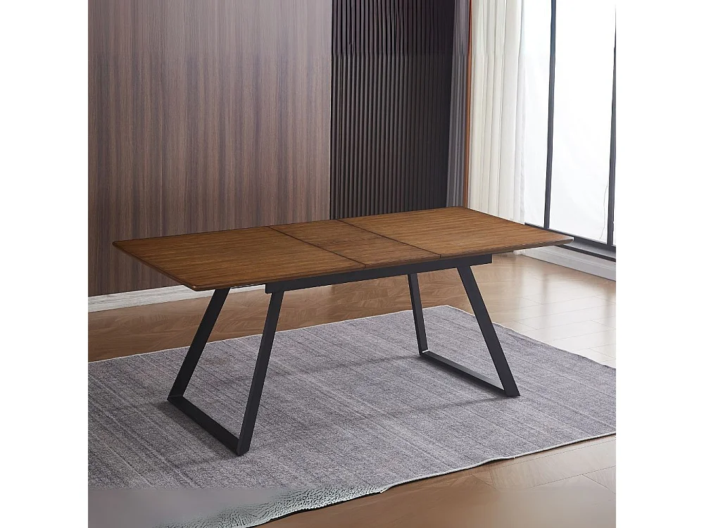 Tavolo allungabile Shelton colore rovere scuro 160x90x76H