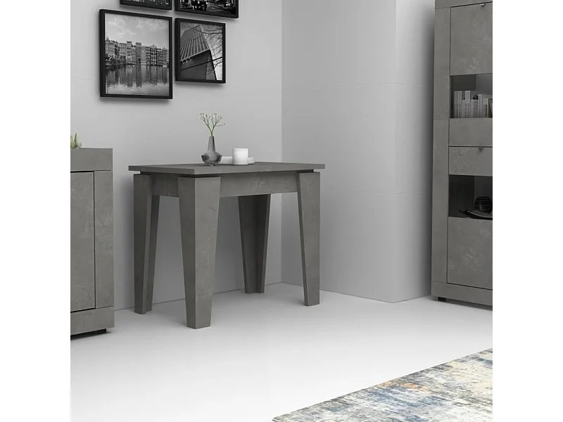 Consolle allungabile Natron 50x90 cm colore cemento