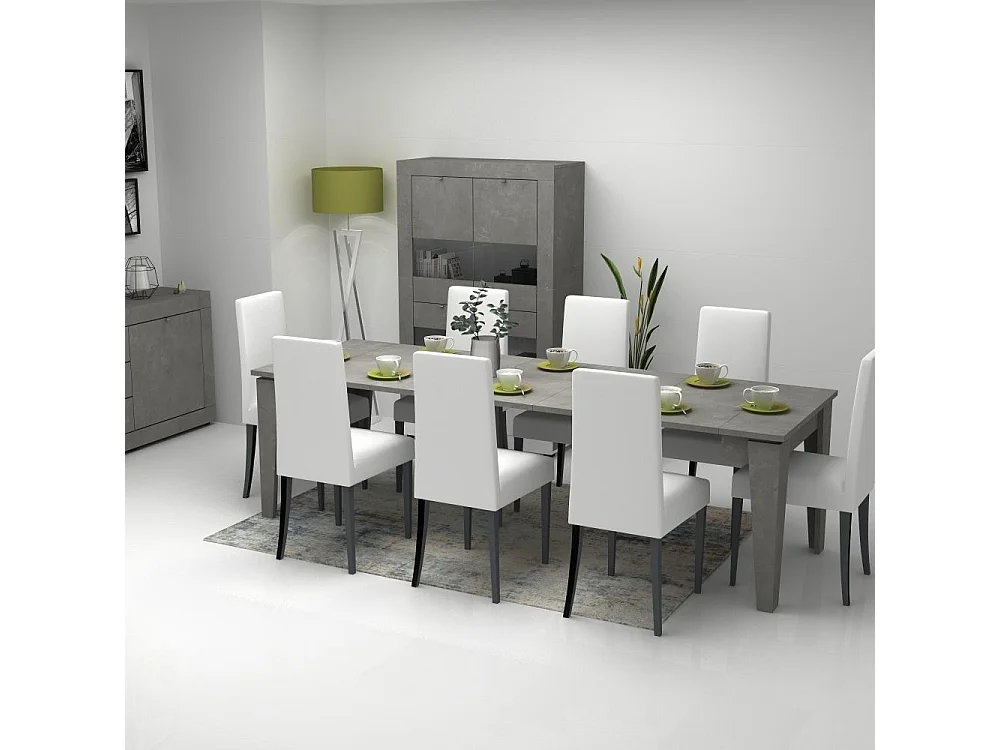 Consolle allungabile Natron 50x90 cm colore cemento