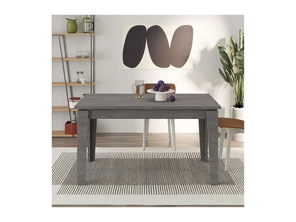 Tavolo allungabile 140x80 cm Tolmen colore retro grey