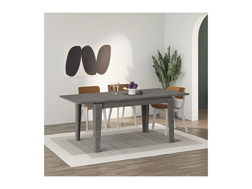 Tavolo allungabile 140x80 cm Tolmen colore retro grey
