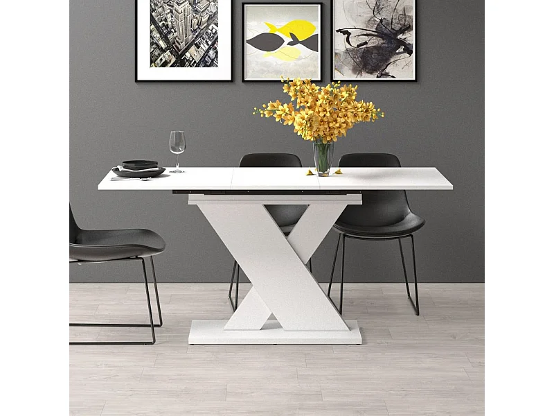 Tavolo allungabile Axi 120x75x76H colore bianco