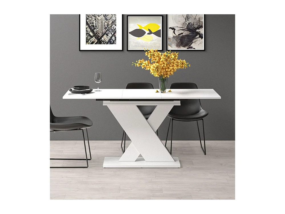 Tavolo allungabile Axi 120x75x76H colore bianco