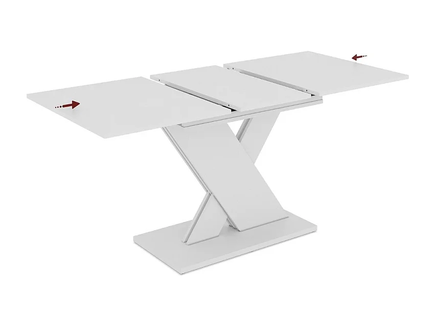 Tavolo allungabile Axi 120x75x76H colore bianco