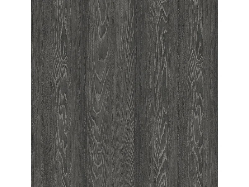 Tavolo allungabile piano larice grigio e gambe in metallo nero Lavinya 170x90x75h