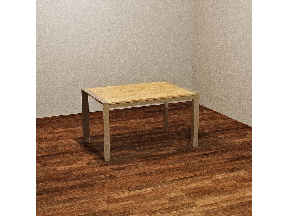 Tavolo allungabile Golia struttura tortora e piano rovere shimo 130x80 cm