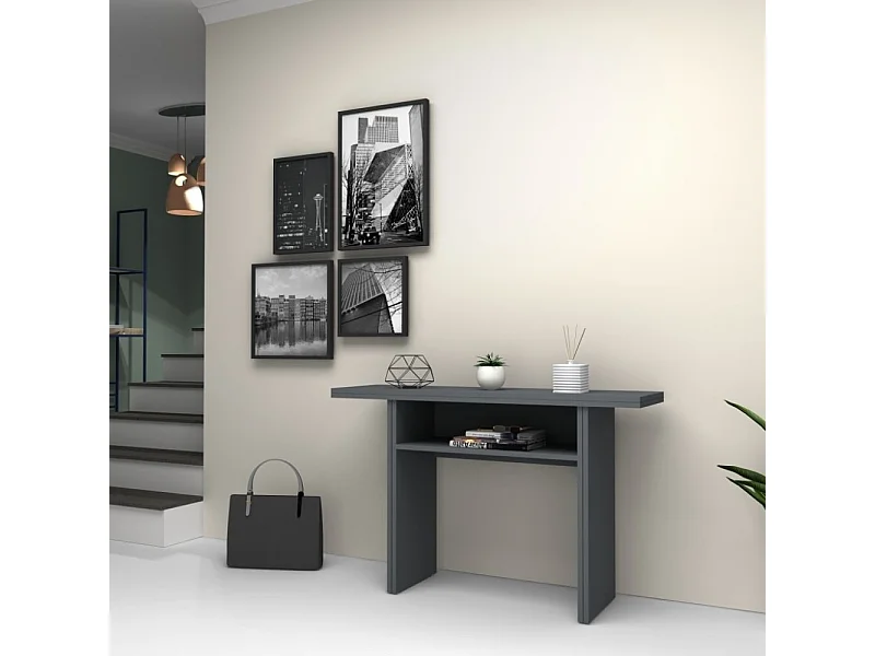 Consolle allungabile Ikebana 120x35 cm colore cemento