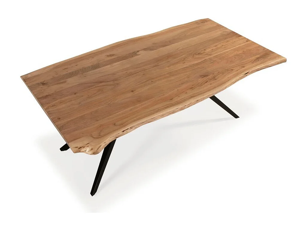 Eetkamertafel Mudri - 200x100x76cm - Bruin