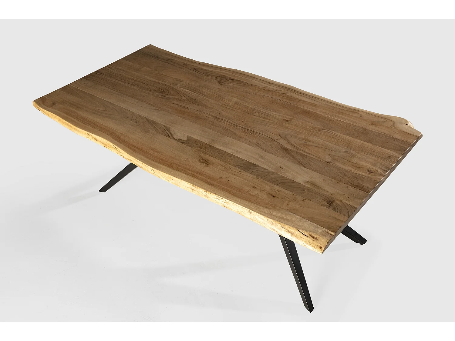 Eetkamertafel Mudri - 200x100x76cm - Bruin