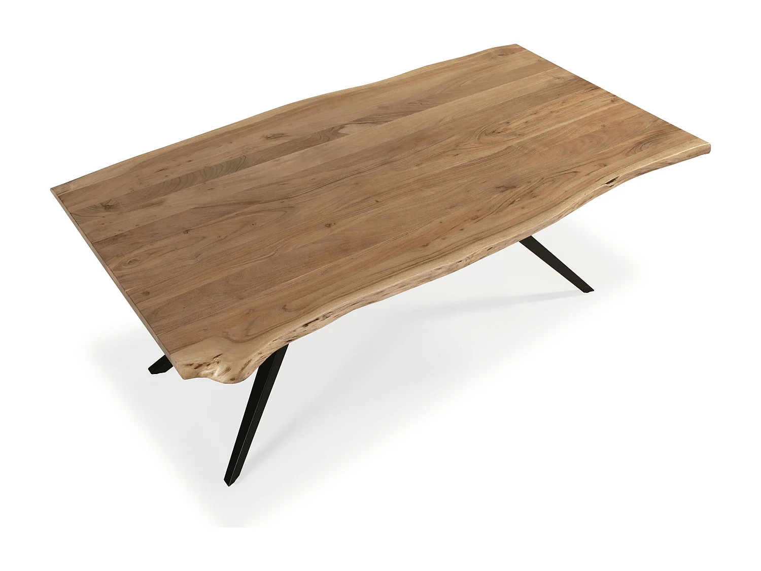 Eetkamertafel Mudri - 200x100x76cm - Bruin