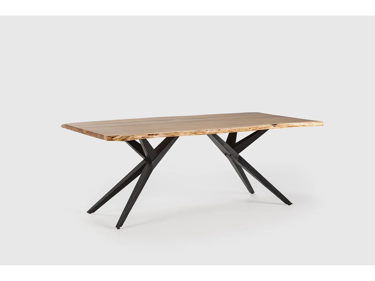 Eetkamertafel Mudri - 200x100x76cm - Bruin