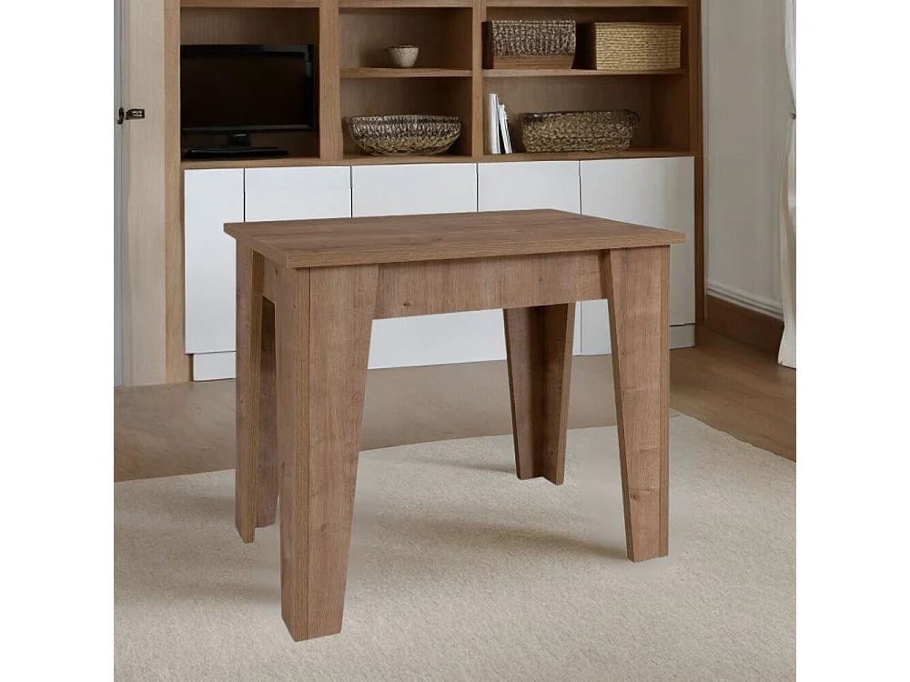 Consolle allungabile Natron 50x90 cm colore rovere