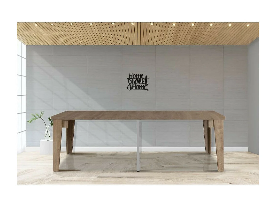 Consolle allungabile Natron 50x90 cm colore rovere