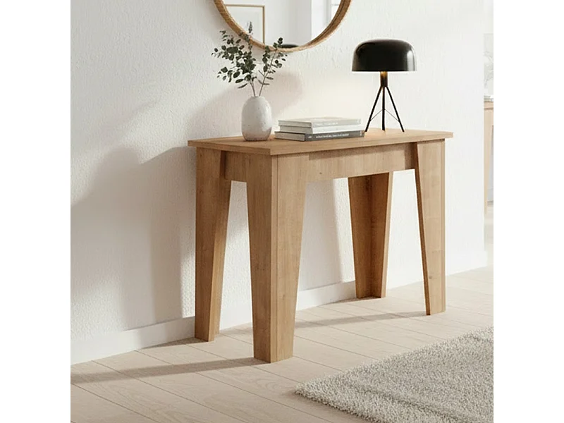 Consolle allungabile Natron 50x90 cm colore rovere