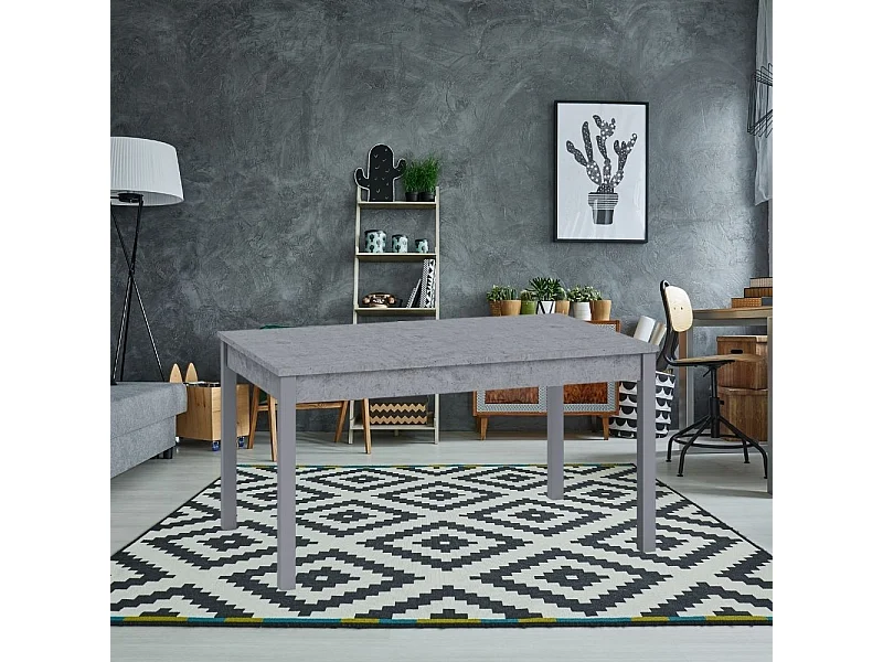 Tavolo allungabile 140x85 Firenze colore cemento