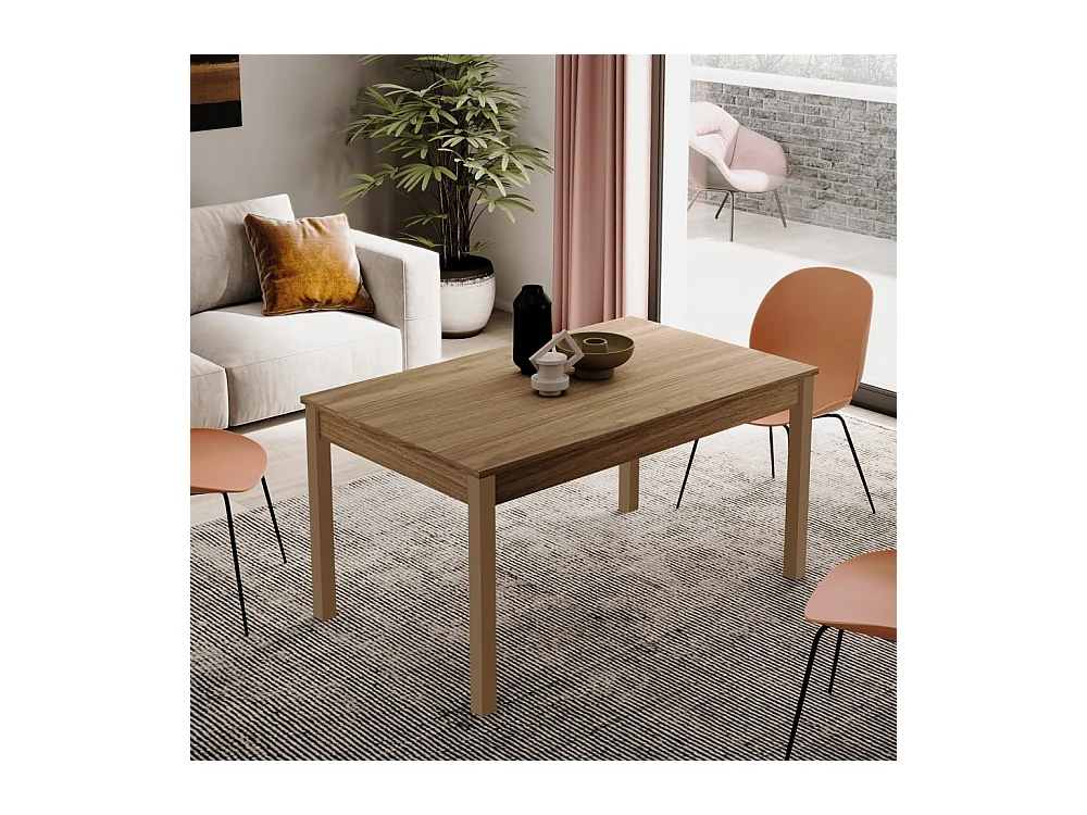 Tavolo allungabile Firenze120x80 colore noce naturale