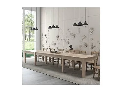 Tavolo Super4 160x90 allungabile a 320 cm colore olmo