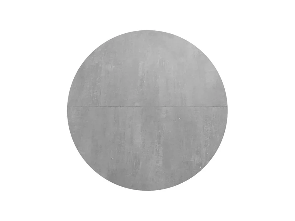 Tavolo rotondo allungabile Rut cemento 100x100x77H – Design moderno e praticità quotidiana