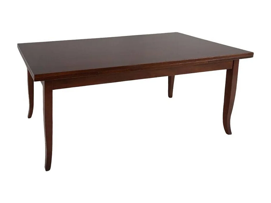 Tavolo allungabile rettangolare Verona colore noce 140x80