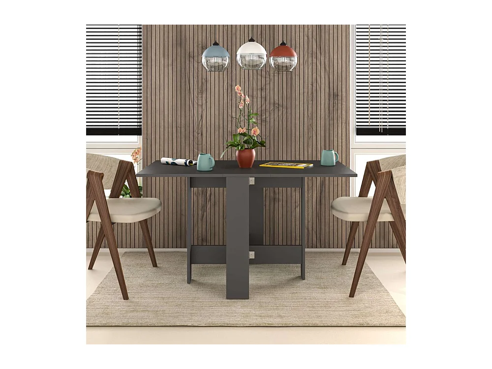 Tavolo pieghevole salvaspazio Artemio colore antracite