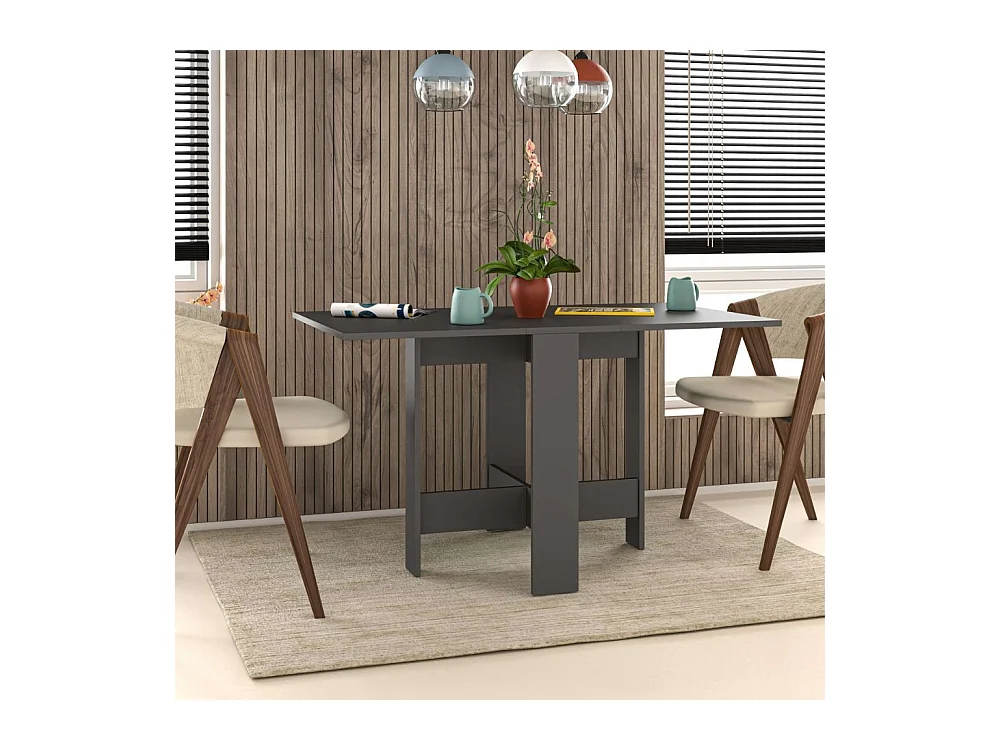 Tavolo pieghevole salvaspazio Artemio colore antracite