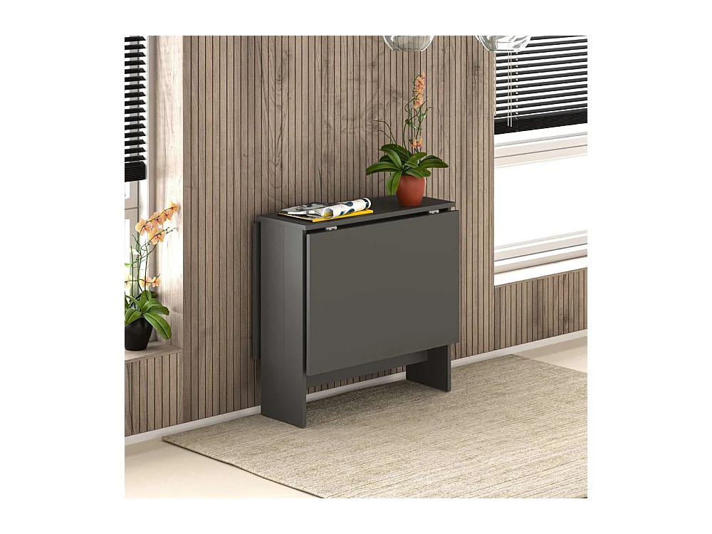 Tavolo pieghevole salvaspazio Artemio colore antracite