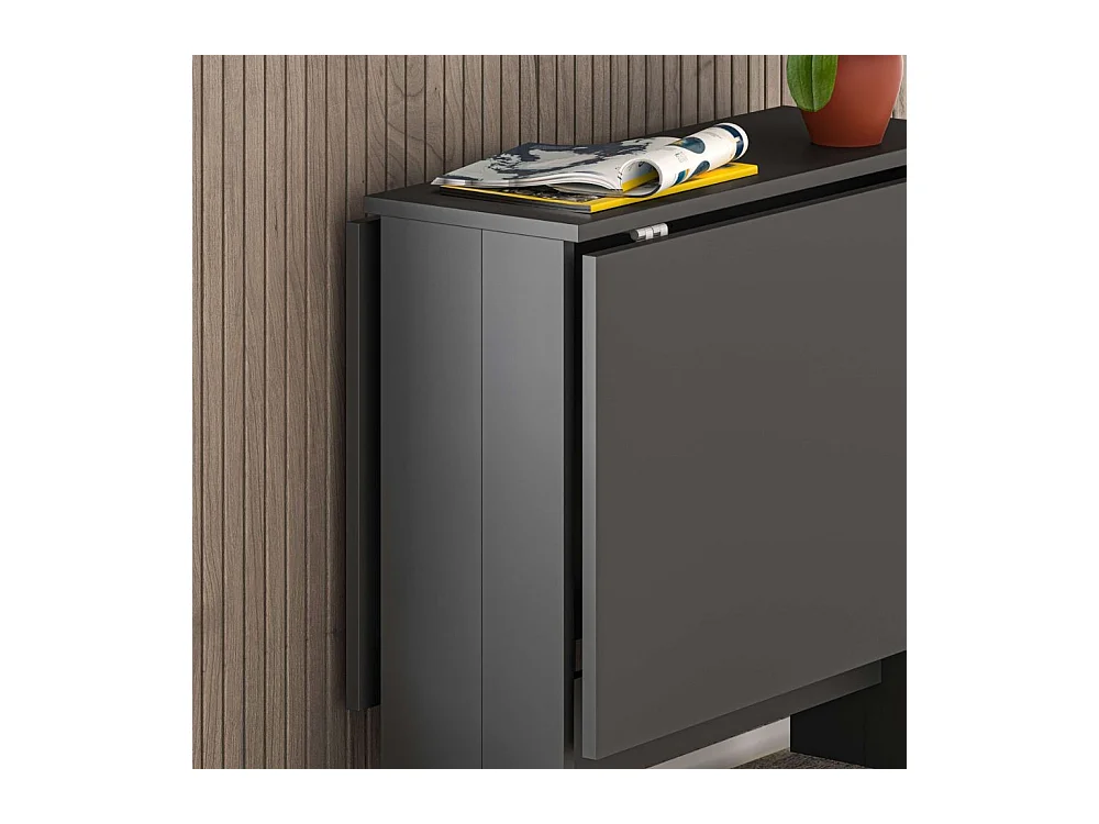 Tavolo pieghevole salvaspazio Artemio colore antracite