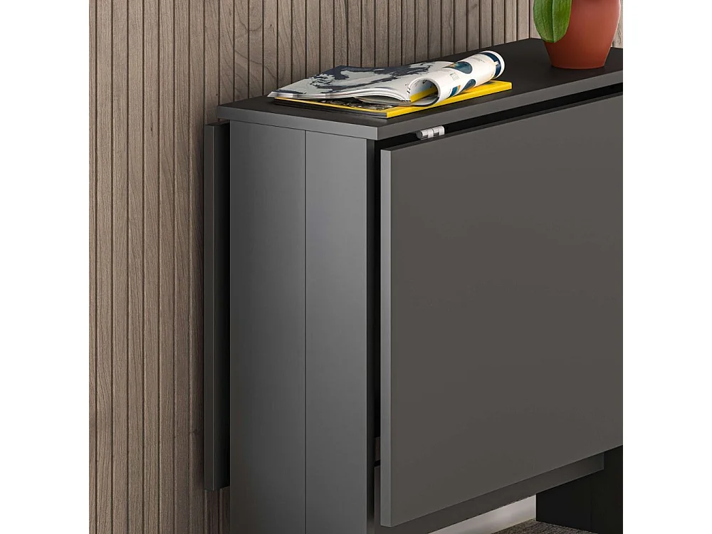 Tavolo pieghevole salvaspazio Artemio colore antracite