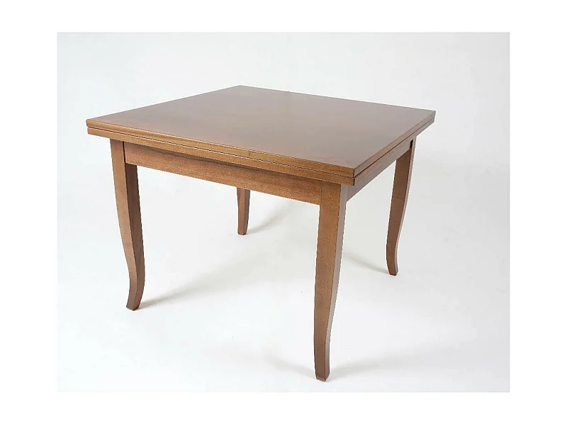 Tavolo quadrato allungabile Verona 90x90 colore noce