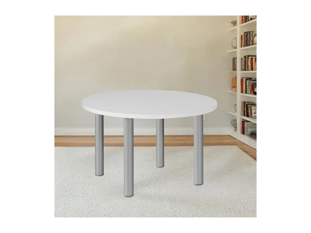 Tavolo rotondo bianco Manila 90x90x76H – Semplicità e funzionalità